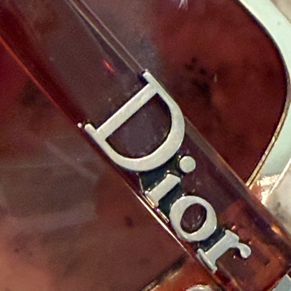 Dior Vintage Gold and Brown Sunglasses main image 5